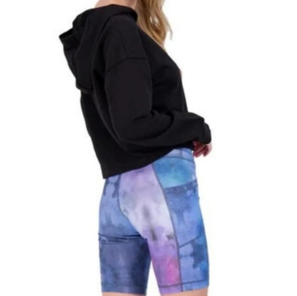 NWT 90 degrees by reflex tie dye cloudburst bike short set - Picture 3 of 3